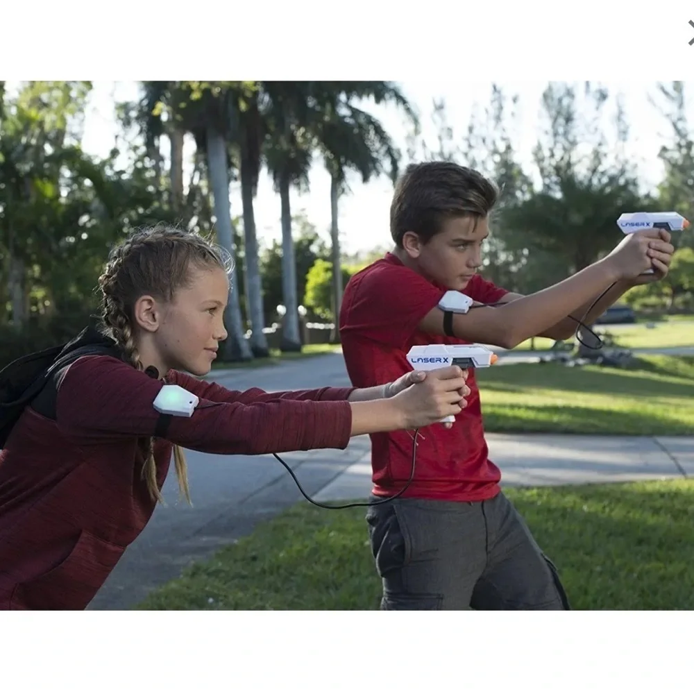 White and Gray VR Laser Tag Gun